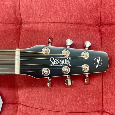 Seagull S6 Original QIT Acoustic-Electric Guitar - Natural image 8
