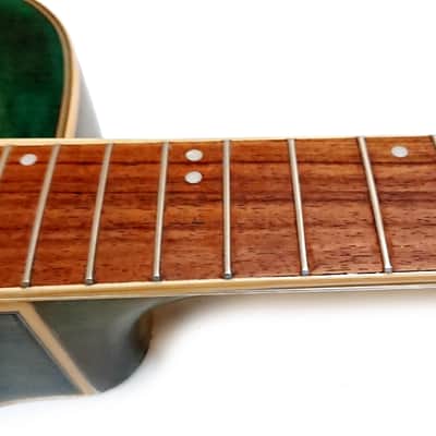 Westfield Electro Acoustic Guitar TF656P Trans Green Burst 2003 image 13