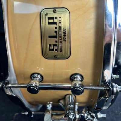 Tama LMP1455SMP 5.5x14" S.L.P. Series Classic Maple Snare Drum 2012 - Present - Natural image 3