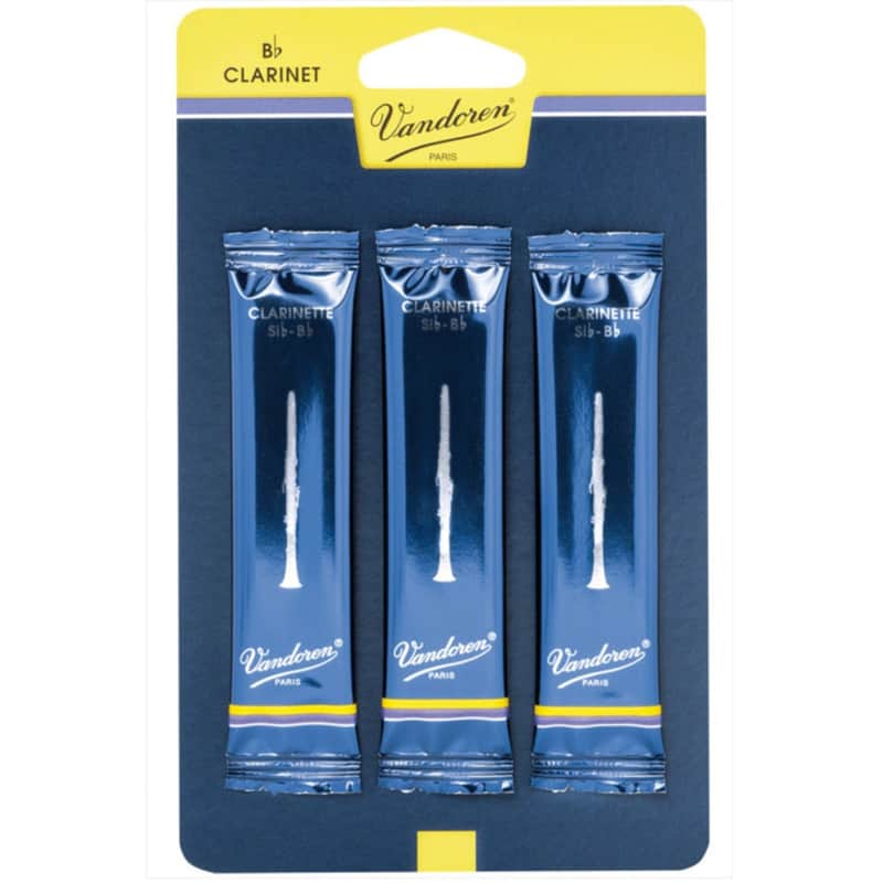 Vandoren Vandoren Traditional B Clarinet Reeds Triple Pack, G...