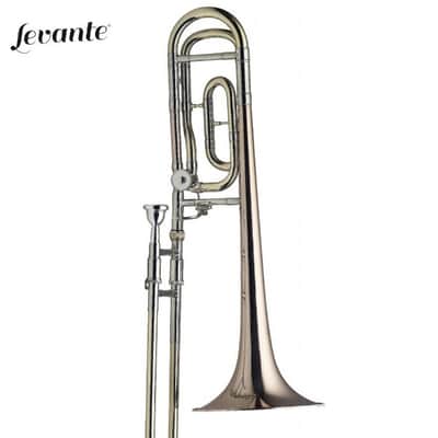 Levante LV-TB6415 Pro Key of Bb/F L-Bore Tenor Trombone w/Soft Case image 1
