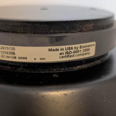 Yamaha / Eminence JAY5120 12" Woofer / SV112 / Original image 4