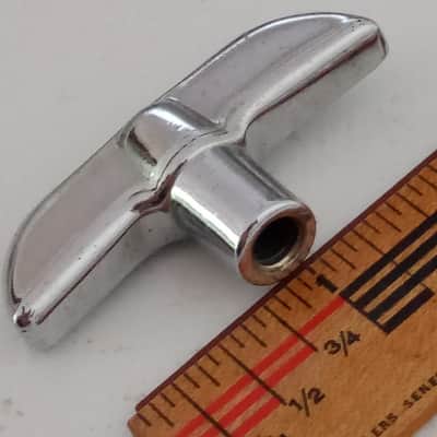 Rogers Big R Stand 1/4"20 Wing-Nut Threaded T-Bolt Chrome Memriloc XP8 Vintage70 image 2