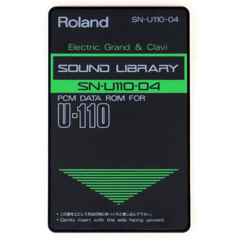 Roland SN-U110-04 Electric Grand & Clav Sound Library PCM Data Rom Card For U-110 image 1