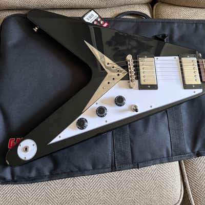 Epiphone Flying V Solid Body Electric Guitar - Ebony image 2
