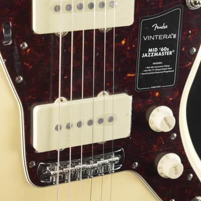 Mint Fender Vintera III Mid '60s Jazzmaster Olympic White Rosewood Fingerboard image 3