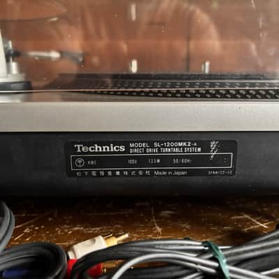 Technics SL-1200MK2 silver color Analog Turntable image 11