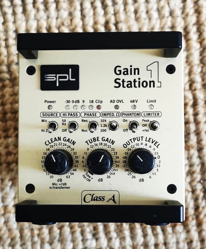 SPL 2272 GainStation 1 Tube Microphone Preamp 2004 - Present - Gold image 1