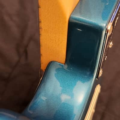 Fender American Standard Stratocaster with Matching Headstock 1995 - Surf Green - Painted Pickguard image 7
