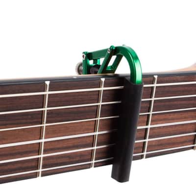 Shubb L2GRN Lite Capo for Nylon String Classical Guitars, Green image 2
