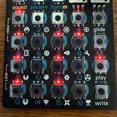 Teenage Engineering PO-128 Pocket Operator Mega Man 2020 - Present - Black image 1
