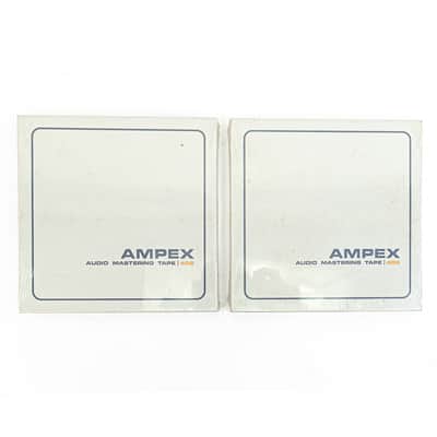 Ampex 406 1/4" x 1200' 7" Reel Polyester Tape – Brand New Pair, Sealed image 1