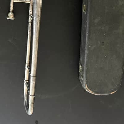 1926 C.G. Conn 4H Artist Silver-Plated Tenor Trombone w/Case & Conn-Innes Mouthpiece image 3