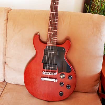 Gibson Les Paul Special DC, P90, 2003 - Worn Cherry | Reverb Canada