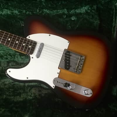 LEFTY! Vintage Fender Japan Custom Edition Tele Nitrocellulose Lacquer Sunburst Telecaster Collectors HSC 1 of 1! image 4