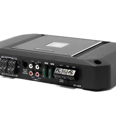 Alpine R2-A60F 4 Channel 600W Class D Amplifier RUX-H01 Bass Knob & KIT4 AMP Kit image 5