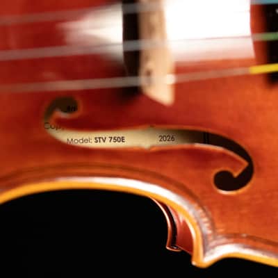 Scott Cao STV-750E Da Salo 1580 Gaspar 1-Piece Back Violin - 4/4 image 15
