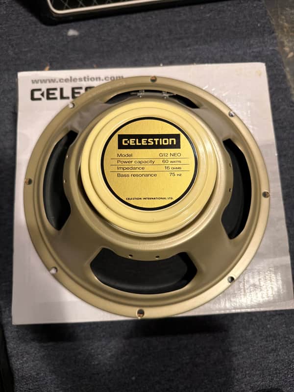 Celestion G12 Neo Creamback 12" 60-Watt 16ohm Guitar Amp Speaker 2020s - Cream image 1