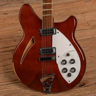 Rickenbacker 360SF Slanted Fret Burgundy 1972 image 2