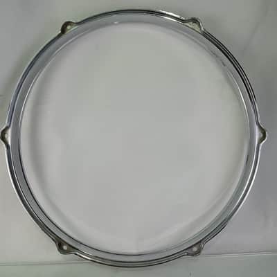 Gretsch 13" 6-Lug Die-Cast Tom Drum Rim/Hoop Chrome USA Vintage 60s-70s Brooklyn image 5