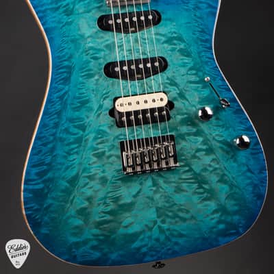 Suhr Standard Roasted - Bahama Blue Burst image 6