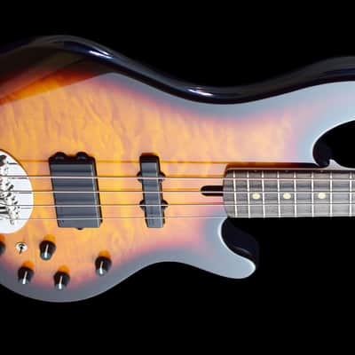 Lakland Skyline Series 44-02 Deluxe - Sunburst, Rosewood Fingerboard image 4