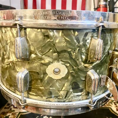 Slingerland 1940s, “Hollywood Ace” 7”x14” Radio King, Black Diamond Pearl - Awesome Solid 1-Ply ~Maple Shell~ image 1