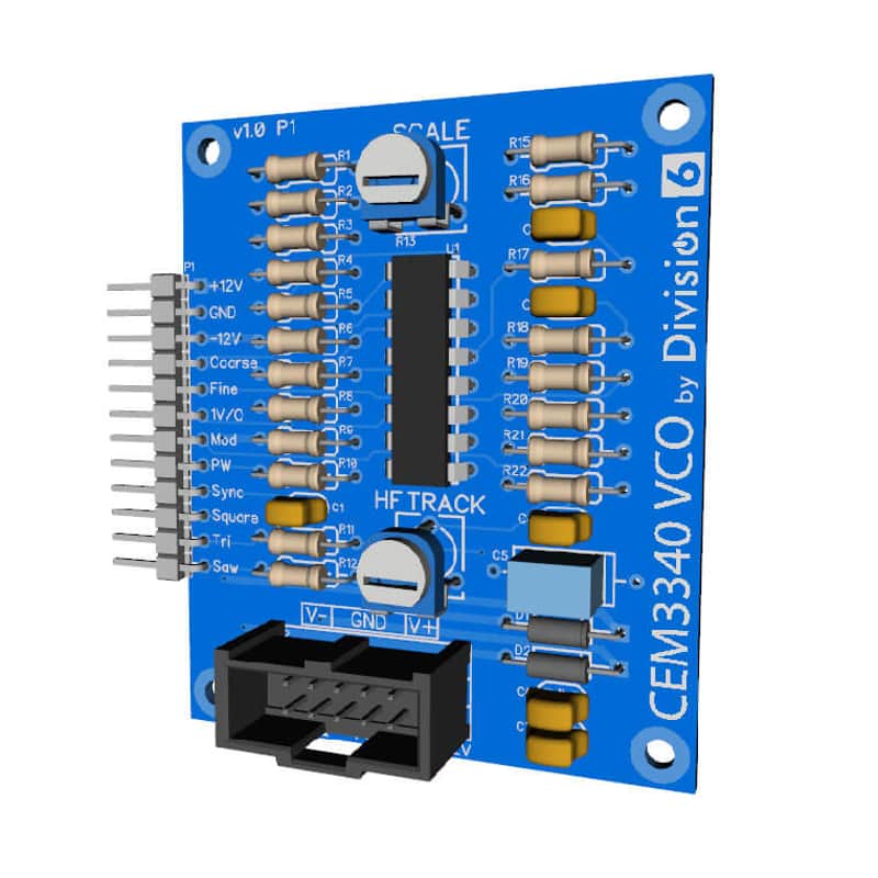 Division 6 CEM3340 VCO Main Board Oscillator image 1