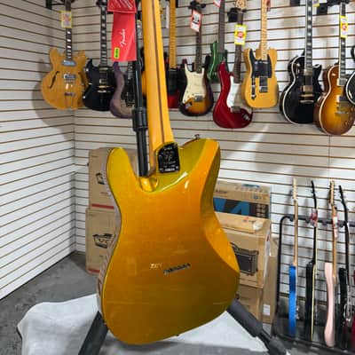Fender 75th Anniversary American Ultra II Telecaster Electric Guitar - Liquid Gold w/OHSC + FREE $299 Plek & Setup #667 image 13