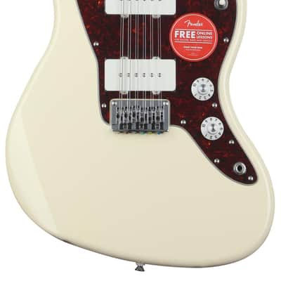Squier Paranormal Jazzmaster XII 12-string Electric Guitar - Olympic White image 1