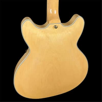 Washburn HB35 Hollowbody Electric Guitar in Natural image 2
