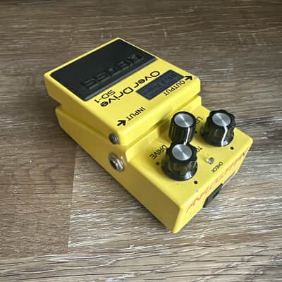 Boss SD-1 Super Overdrive with Analogman Silver Mod RE-J project 2010s - Yellow image 4
