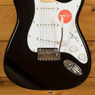 Squier Affinity Series Stratocaster - Maple - Black image 3