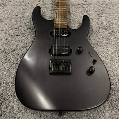 Jackson Dinky Rev MIJ 1994-1995 - Matte Black Unique FIXED BRIDGE Superstrat guitar  Custom Shop Shred Machine Metal Strat solid body Lightweight exclusive image 8