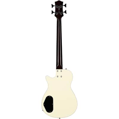 Gretsch Streamliner Jet Club Electric Bass, Vintage White image 4