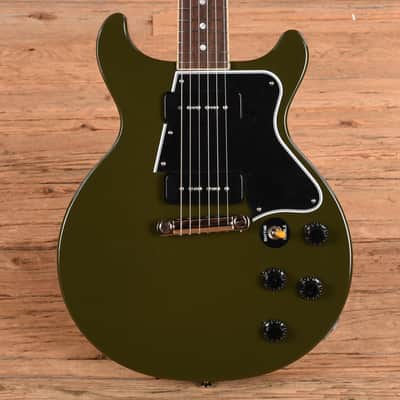 Epiphone Inspired by Gibson Custom 1960 Les Paul Special Double Cut Reissue Olive Drab w/Gibson Custom Underwound P-90 Soapbars (CME Exclusive) (Serial #26041523345)