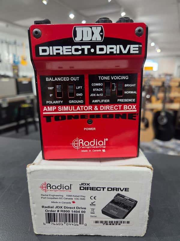 Used Radial JDX Direct Drive Amp Simulator and Direct Box image 1
