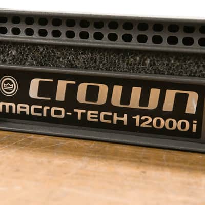 Crown MA 12000i Macro-Tech 2-Channel Power Amplifier, 4500W @ 4 ohms CG0120U image 5