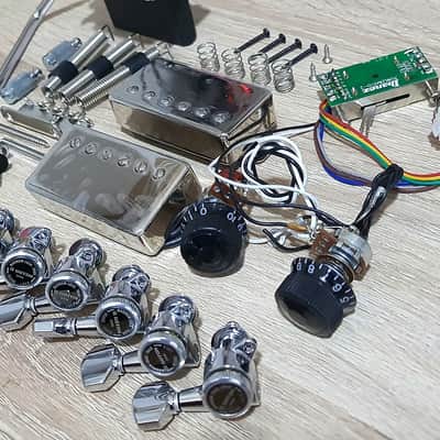 Complete Parts IBANEZ AZ Seymour Duncan HYPERION H-H w/ Wiring & Gotoh CHROME T1502 w/ Tuners image 3