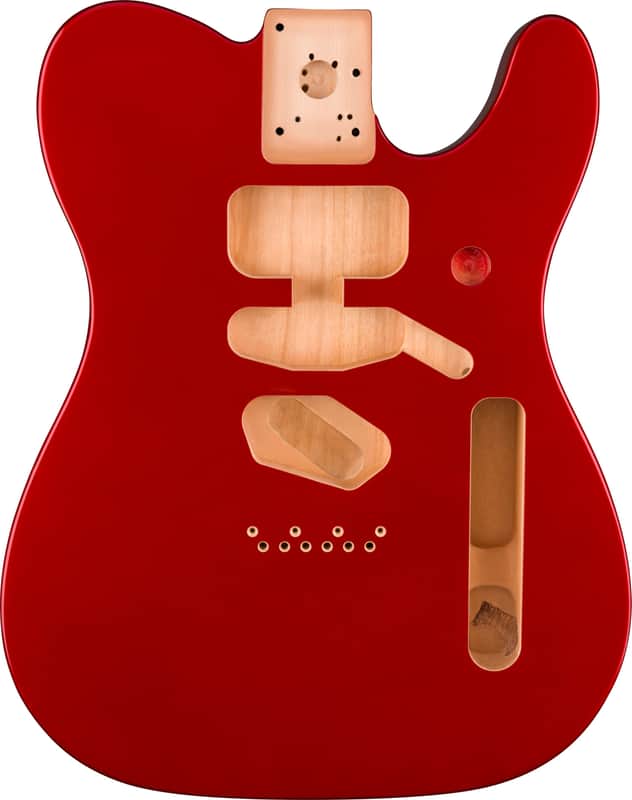 Fender Deluxe Series Telecaster SSH Alder Body, Candy Apple Red image 1