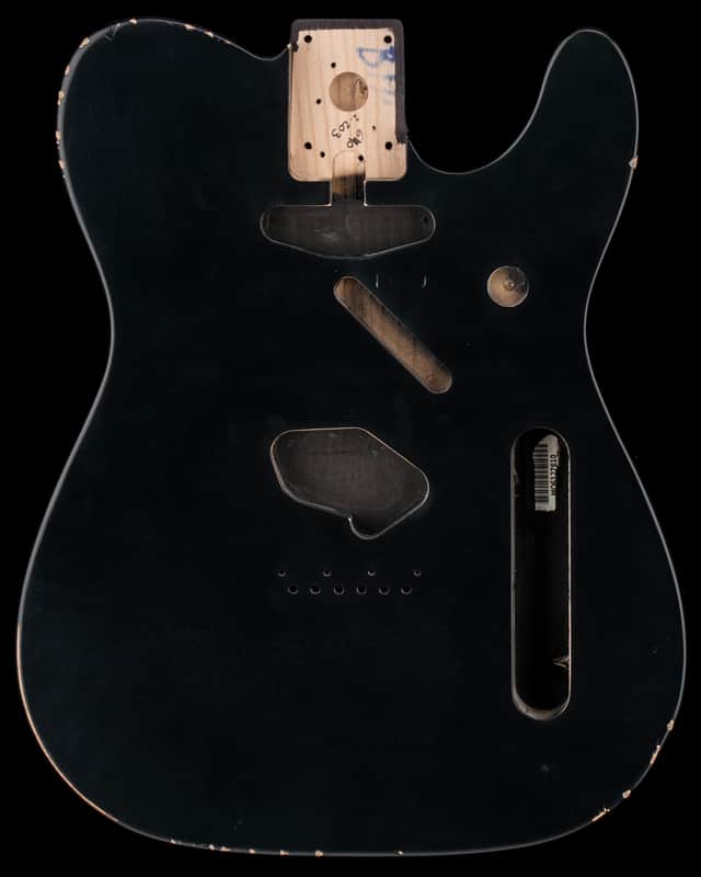 Fender Road Worn 50's Telecaster SS Alder Body - Black #27610 image 1
