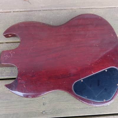 Vintage Circa 1972 Gibson EB-0 Bass Guitar Husk Project! Old Wood, Wiring Harness! image 11