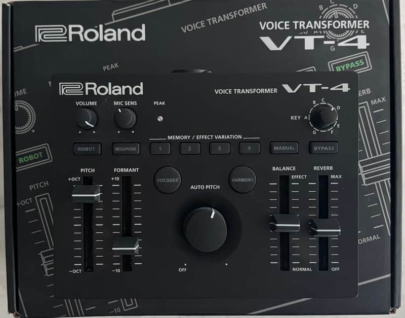 Roland VT-4 Voice Transformer 2018 - Present - Black image 1