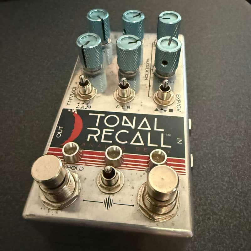Chase Bliss Audio Tonal Recall Analog Delay 2016 - 2017 - Graphic with Blue Knobs image 1