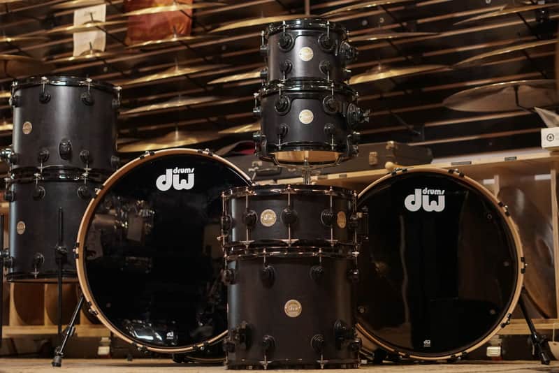 DW 10/12/14/15/16/20/24/6x14" Collector's Series Drum Set - Ebony Stain image 1