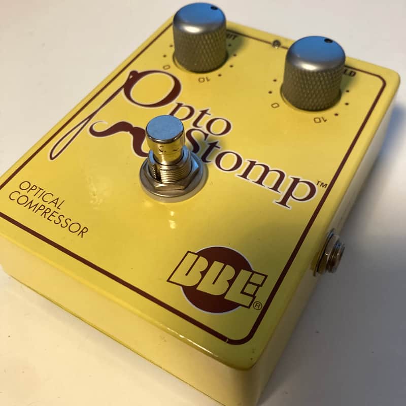 BBE Opto Stomp Optical Guitar/Bass Compressor with power supply