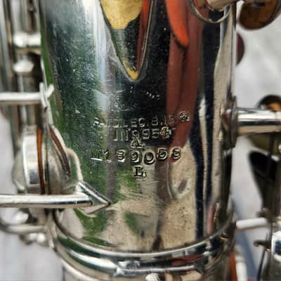 C.G. Conn Ltd. New Wonder Series II / Chu Berry Nickel Plated (L) Alto Saxophone 1926-27 Elkhart USA image 16