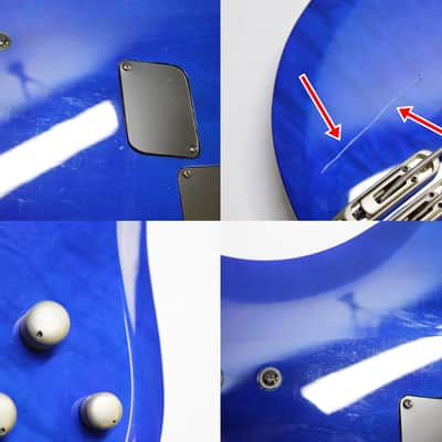Ibanez BTB400QM-TB Standard 2001 - 2002 - Transparent Blue image 23
