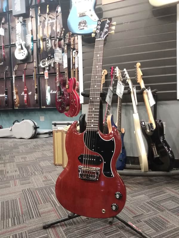 Gibson SG Junior 2021 - Vintage Cherry- Schaller bridge, locking tuners, HSC image 1