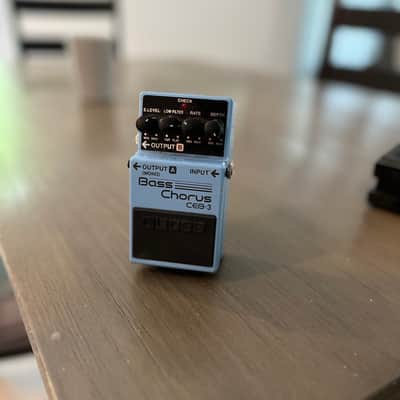Boss CEB-3 Bass Chorus (Dark Gray Label) 2001 - Present - Blue image 1